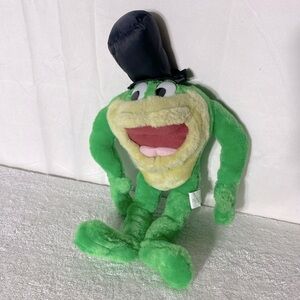 Vintage 1997 Warner Bros. Looney Tunes Michigan J. Frog Green Plush